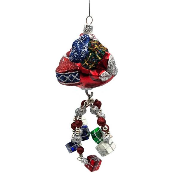 Patricia Breen Santa du Ciel Red Air Plane Travel Gifts Christmas Tree Ornament - Picture 12 of 15